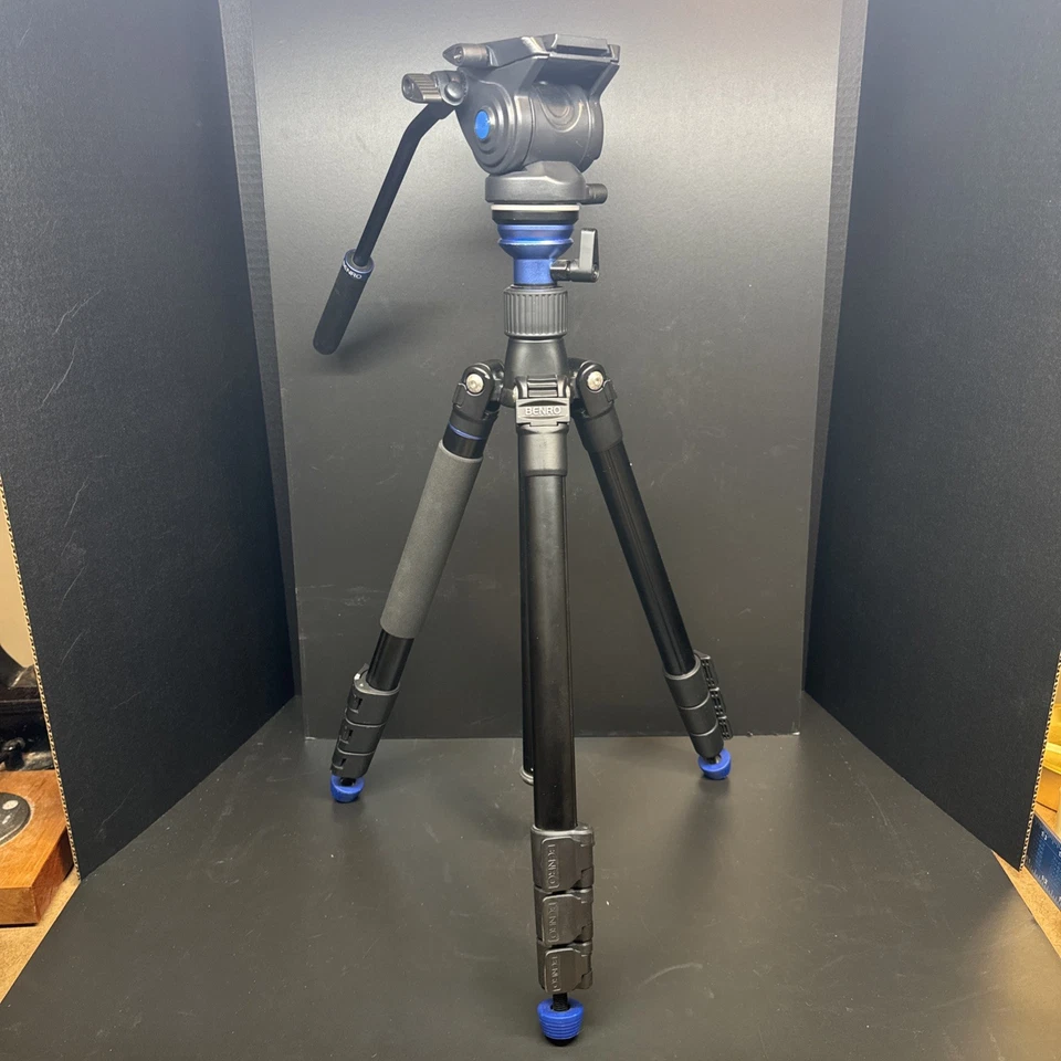 Tripé Benro Aero 4 Video Travel Angel, (A2883F), bolsa de viagem original - Imagem 4 de 4