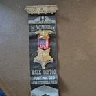 G.A.R. 1861 - 1866 US Civil War Veterans Medal on Honor The Dead Ribbon