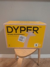 Dyper 108 Pack Simply Kind White Unisex Size 3 Disposable Baby Diapers