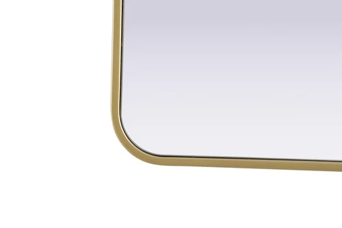 Elegant Lighting MR8A2736 Remy 27"W x 36"H Rectangular Flat - Silver - Picture 10 of 12