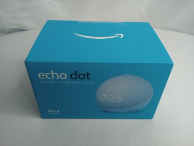 NEW Amazon Echo Dot ( 5th Gen )  Smart Speaker With Clock C4E8SE Cloud Blue NIB