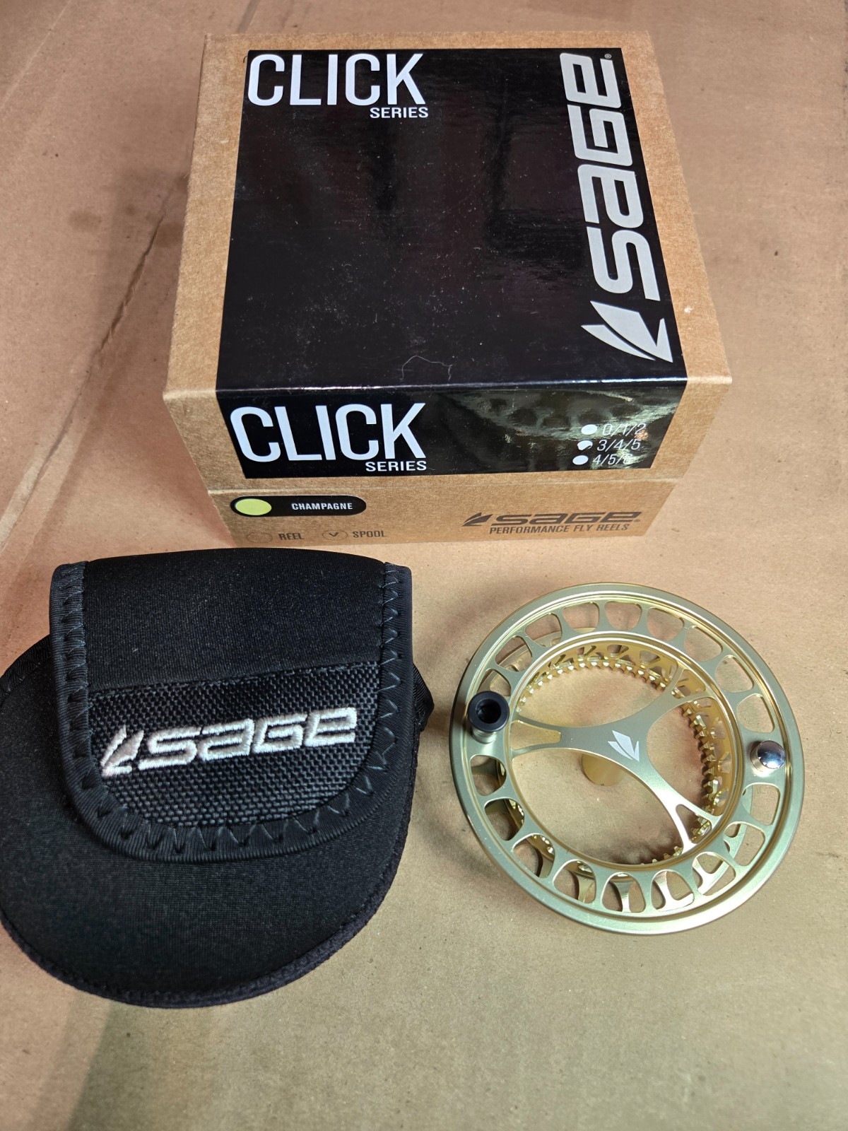 Sage Click 3/4/5 Spare Spool, Champagne, NEW!
