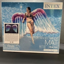 Pool Float Mat Intex Angel Wings  58786EP 99” X 63” Brand New In Package Sealed!
