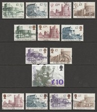 1988 TO 1997 CASTLE HIGH VALUE SETS PLUS BRITANIA £10 ETC GOOD/NICE USED