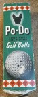 VINTAGE SLEEVE of WALGREENS PO-DO Golf Ball Balls