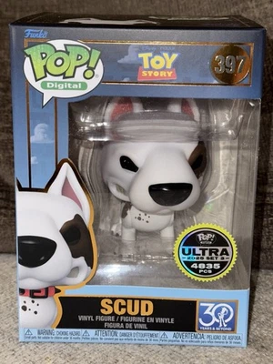 Funko Pop Digital Exclusive Toy Story Scud LE 4,835 Pieces In Hand - Image 1 of 4
