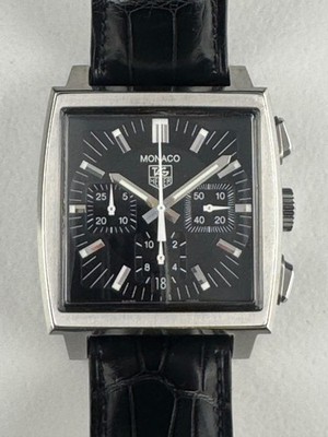 TAG Heuer Monaco Automatic Chronograph CW2111 Box Paper Excellent