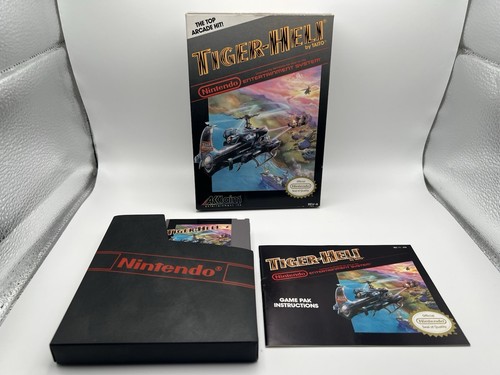 Tiger-Heli NES Nintendo Entertainment System CIB /w Handbuch & Schutzhülle