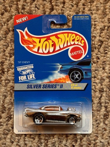1996 Hot Wheels ‘57 Chevy Chrome Silver Series 2