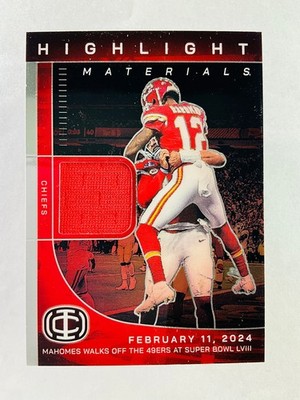 Panini ICONS Patrick Mahomes Highlight Materials HM-4 Jersey