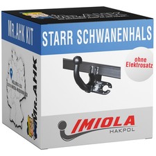 Anhängerkupplung starr für Peugeot 206 03-07 inkl. ABE EBA