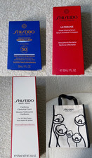 NEW Shiseido Skincare Set Ultimune Serum Cleanser SPF50 3 Pc Gift Set, 158