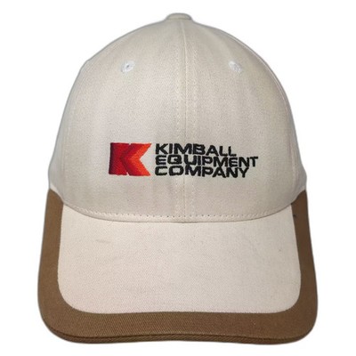 Port Authority Kimball Equipment Company Baseball Cap Beige Brown One Size Hat