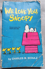 We Love You Snoopy Used Paperback 1962 Charles M. Schulz Fawcett