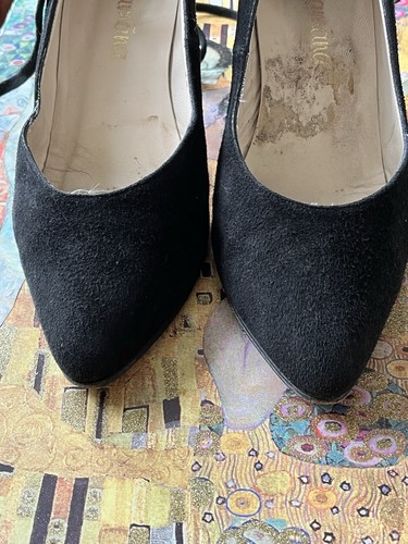 2 pairs ladies used black court shoes bundle Monsoon & Samana size 5 - Picture 2 of 22