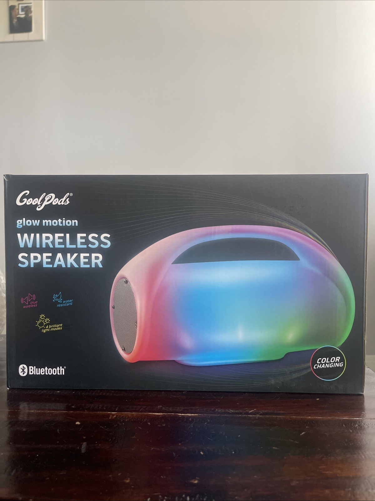 Portable Glow Bluetooth Speaker with Dynamic Motion Lights-image