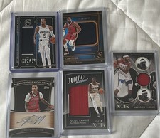 Topps Panini Noir Silhouette Patch Auto Lot Ingram Randle McCollum Murray