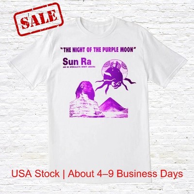 The Night Of The Purple Moon | Sun Ra | Short Sleeve Adult Cotton Shirt
