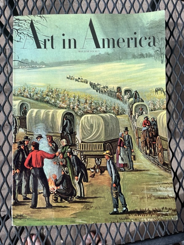 ART IN AMERICA MAY JUNE 1970 CALDER PRINT FOLD OUT