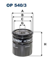 Ölfilter FILTRON OP 540/3 Anschraubfilter für ALFA FIAT TOYOTA PEUGEOT CITROËN 2