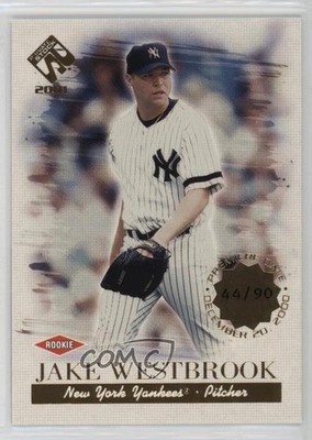 2001 Pacific Private Stock Premiere Date 44/90 Jake Westbrook #140 z2c