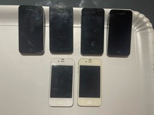 Lotto  7 Apple Iphone, 6 Sono Iphone  4 e 1 IPhone 3 Tutti Per  Ricambi