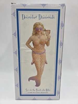 December Diamonds Sex On The Beach Aka Erika Mermaid Ornament 2006 in Box Rare
