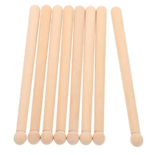 8pcs : Classic Wooden Drumsticks For Toddlers And Beginners -