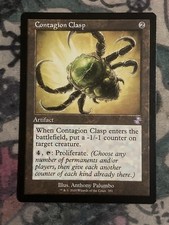 MTG Contagion Clasp Time Spiral Remastered Retro Frame 391 Regular Uncommon