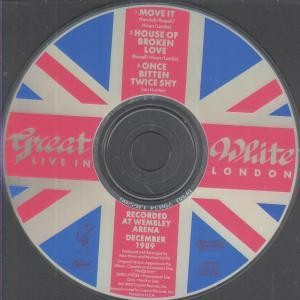 Great White Move It CD USA Capitol 1990 promo live at wembley dec 1989 CD