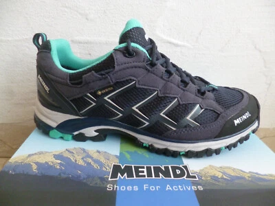 Meindl Wanderschuhe Sportschuhe Halbschuhe Sneakers Schuhe Leder blau GTX 3823 - Bild 1 von 4