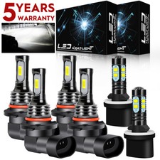 FOR GMC Yukon XL 1500 2500 2000-2006 LED Headlights High Low Fog Light Bulbs Kit