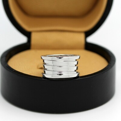 Bulgari B - Zero 1 Ring - 4 Band in 18KT Weißgold - Gr. 52 mit Bulgari Box
