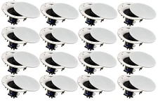 16 Pack - TDX 6.5" 2-Way Ceiling Wall Home Theater Speaker Flush Mount White New
