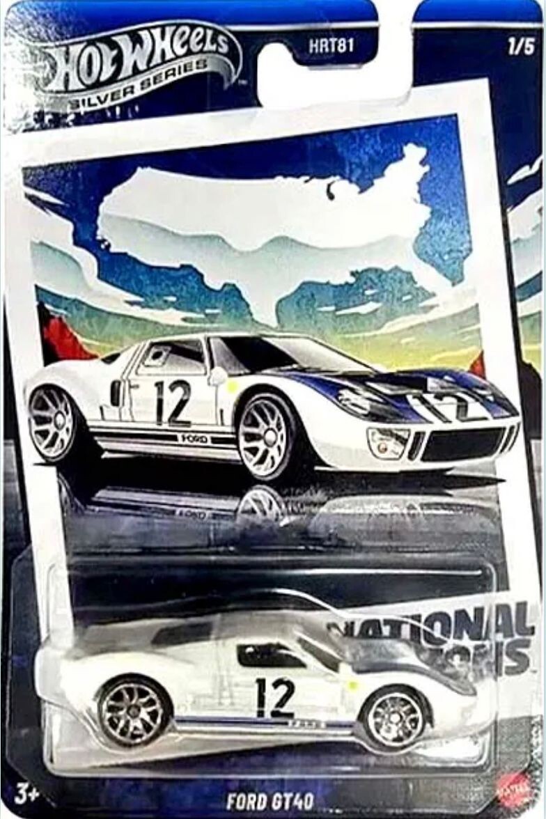 INHAND 2025 Hot Wheels Silver Series National Icons ' FORD