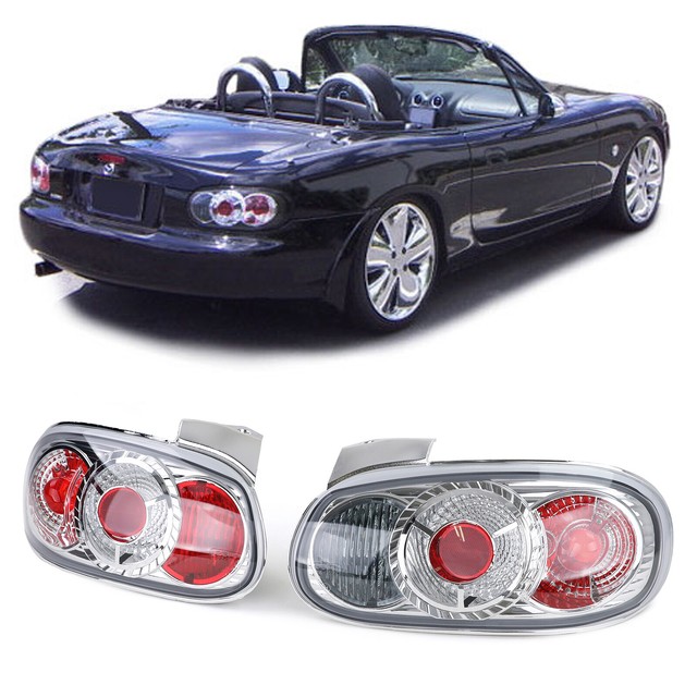 Led Klarglas Rückleuchten Schwarz Blackchrome Für Mazda Mx5 Nb Nbfl 98 Images An