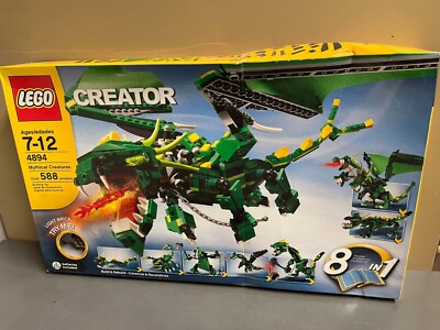 LEGO CREATOR (4894) Mythical Creatures 8 in 1 New in Damaged Box