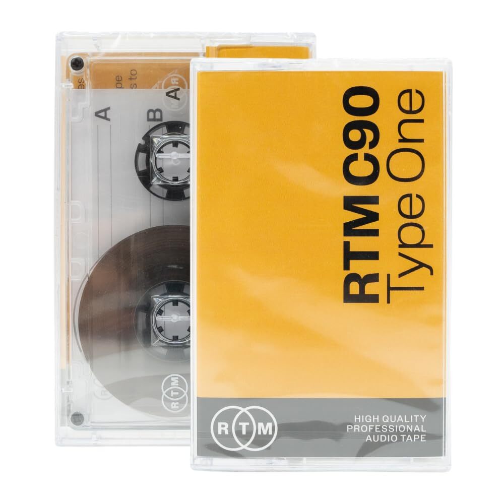 S.H.Figuarts スパイダーマン＆アイアンマン RTM C90 | Type 1 90 Minute Blank Music Cassettes | Ideal for Audio