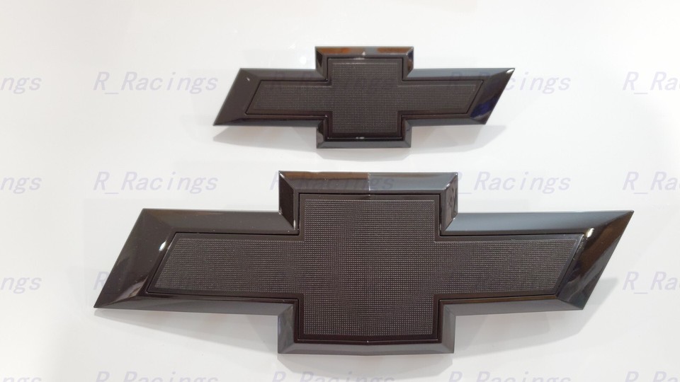2021-2025 Chevrolet OEM NEW 2021 GM Chevrolet Suburban Tahoe Emblem Bowtie Emblems In Black - Foto 11