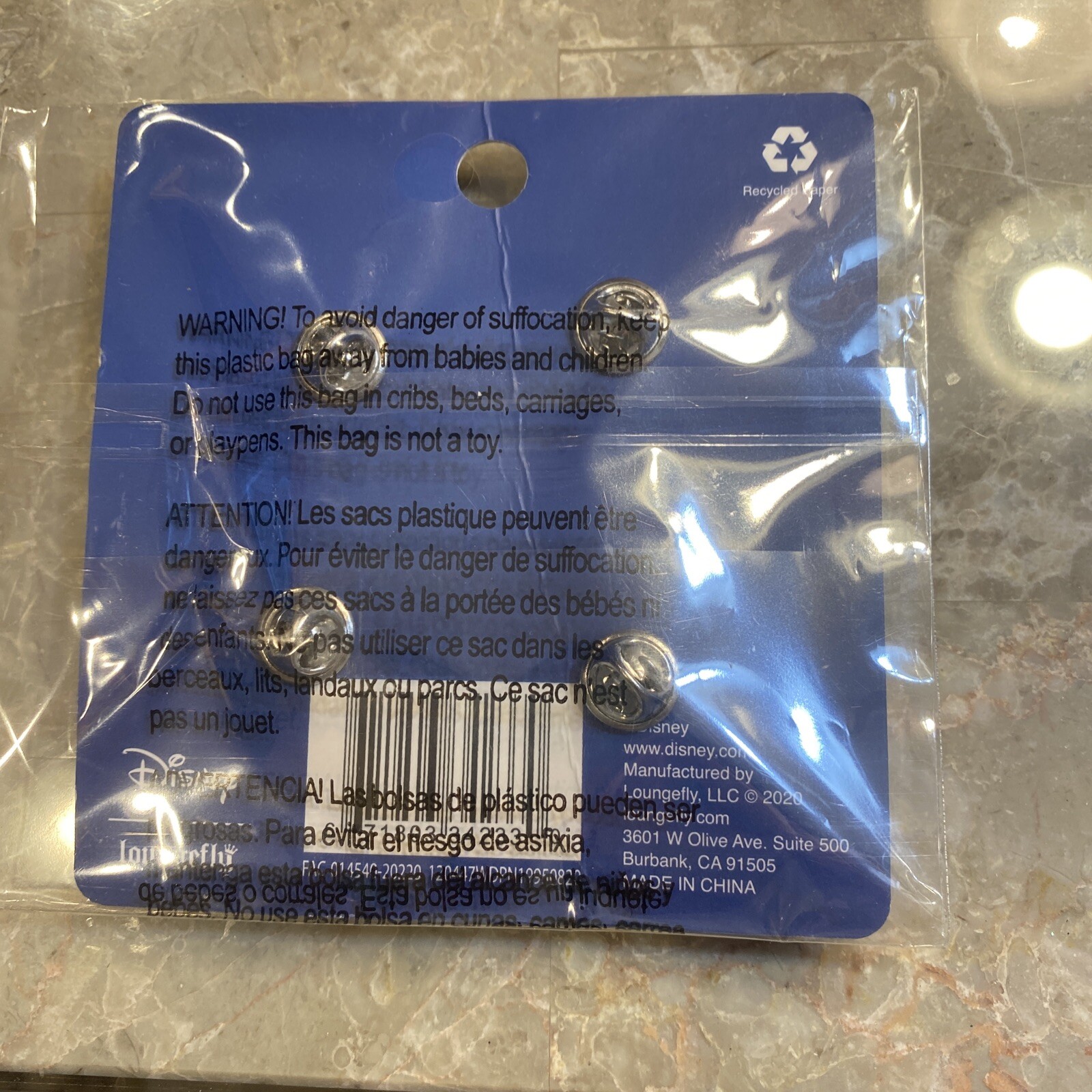 Disney Loungefly Disneyland 65th Anniversary 4pk Enamel Pin Set eBay