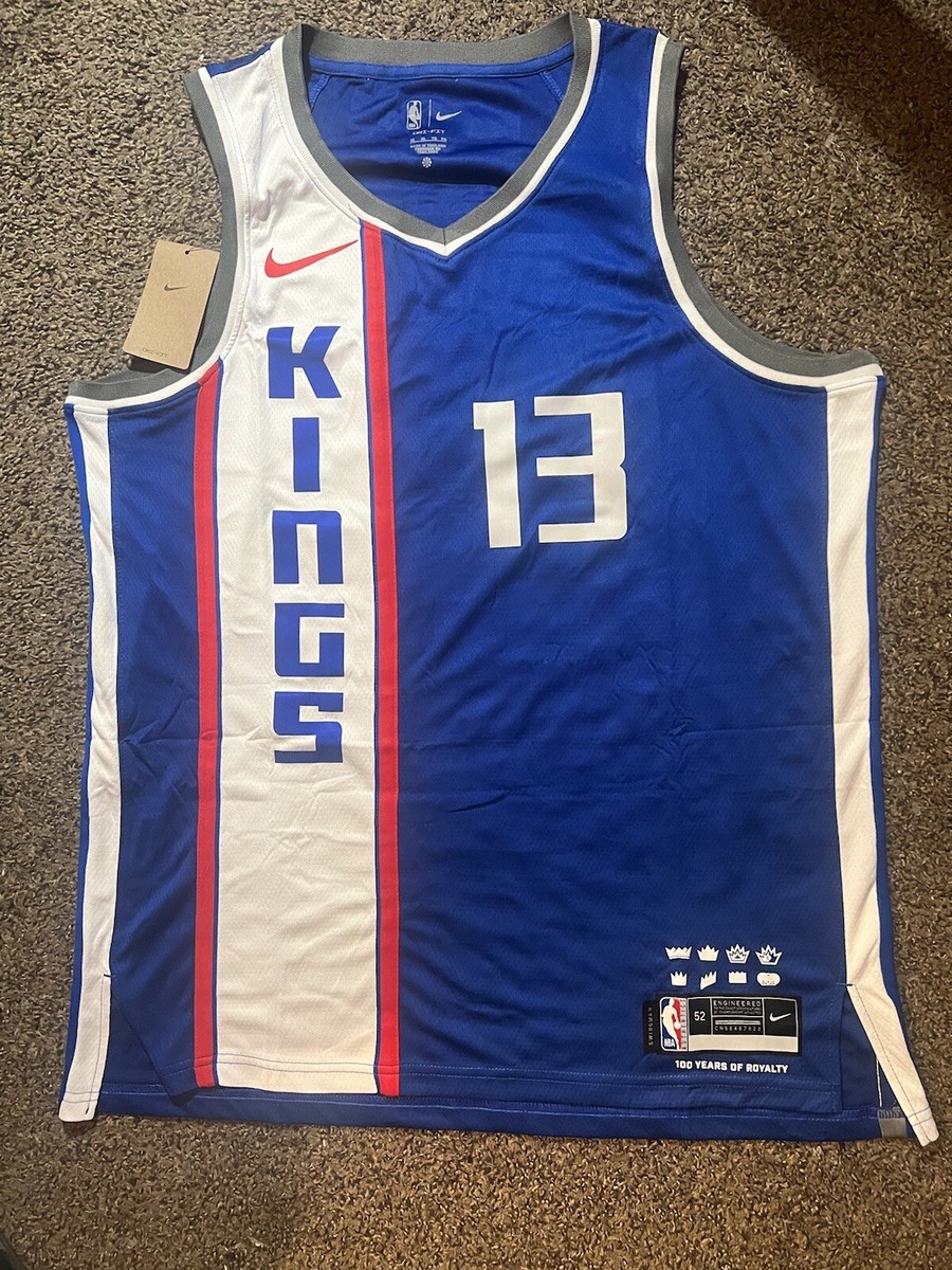 NWT Keegan Murray Sacramento Kings 100yr Alternate Jersey XL Fox