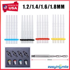 Endodontic Fiber Post Dental Root Canal Pin Screw Quartz Glass Posts + 4 Drills