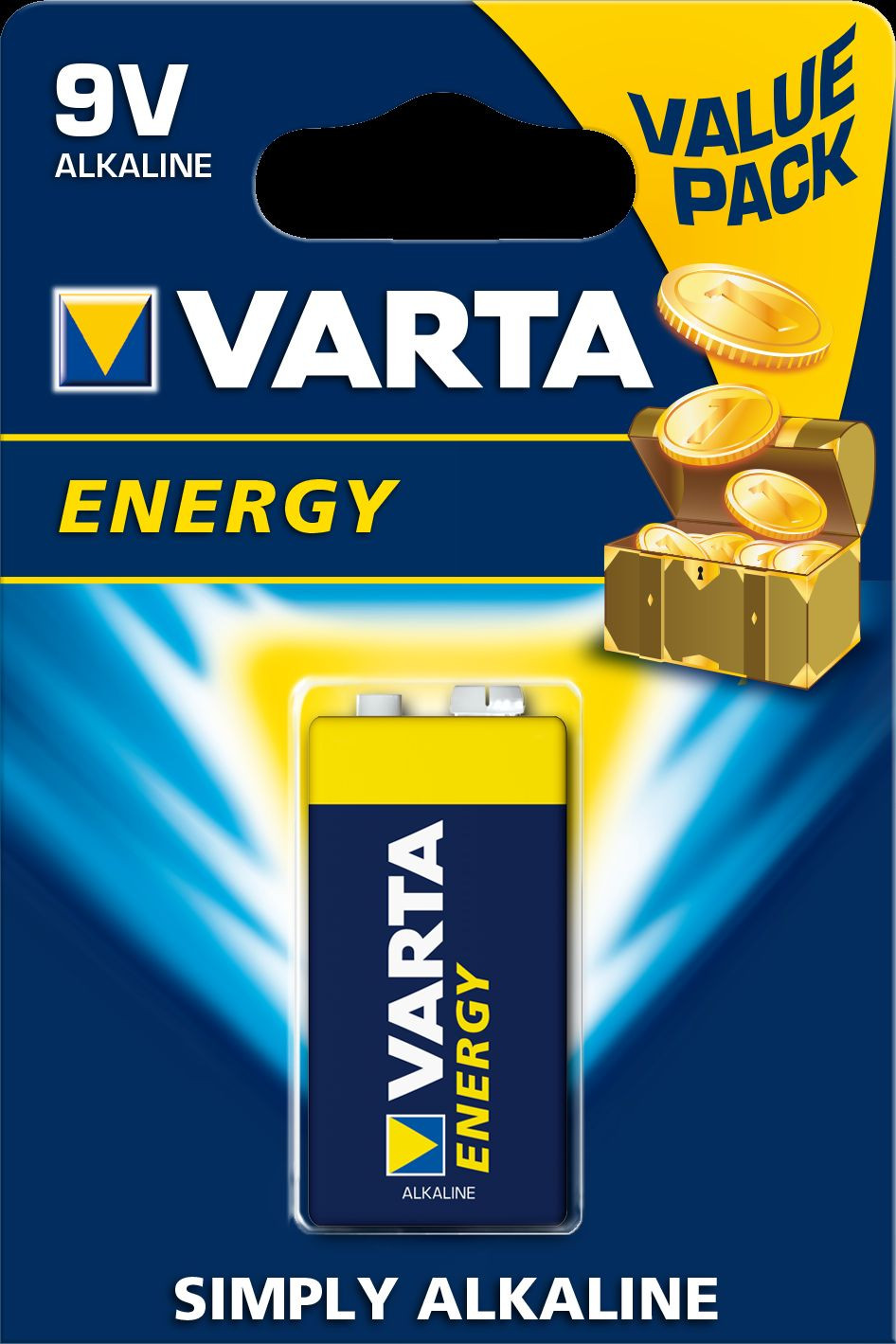 20 pile batterie 9 Volt - Transistor alcaline VARTA Energy