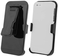 White Hard Case Black Belt Clip Holster Stand Screen Protector For Iphone 5 5s on sale White Hard Case Black Belt Clip Holster Stand Screen Protector For Iphone 5 5s on sale
