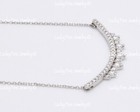 14k Solid White Gold  Natural Diamond  Necklace 18 inches 0.49 ct — photo 5