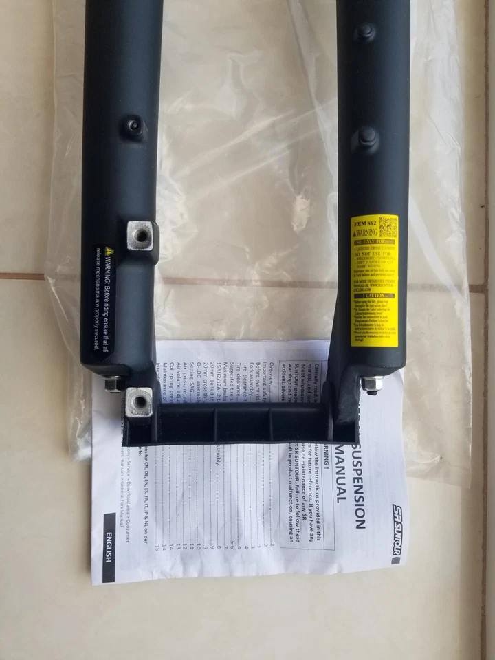 SUNTOUR Fork SF21 NVX30 DS 100mm 29'' QR100 - Image 3 of 4