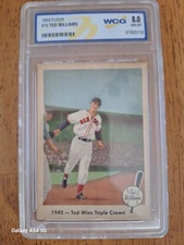 WCG  8  1959 Fleer Ted Williams  1942 Ted Wins Triple Crown # 19
