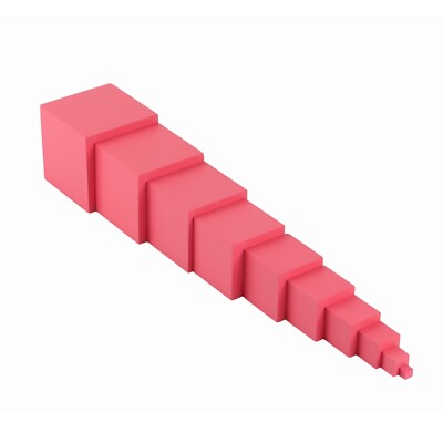 Small Pink Tower - Family Set - IFIT MONTESSORI SENSORIAL MATERIAL