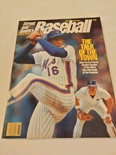 Vintage 1986 Street & Smith's Baseball Yearbook New York Mets Dwight Gooden