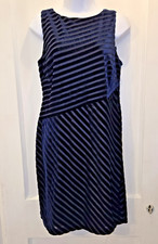 MWT Ralph Lauren Dress Violet Velvet Boat Neckline Sleeveless Cocktail Midi 10P